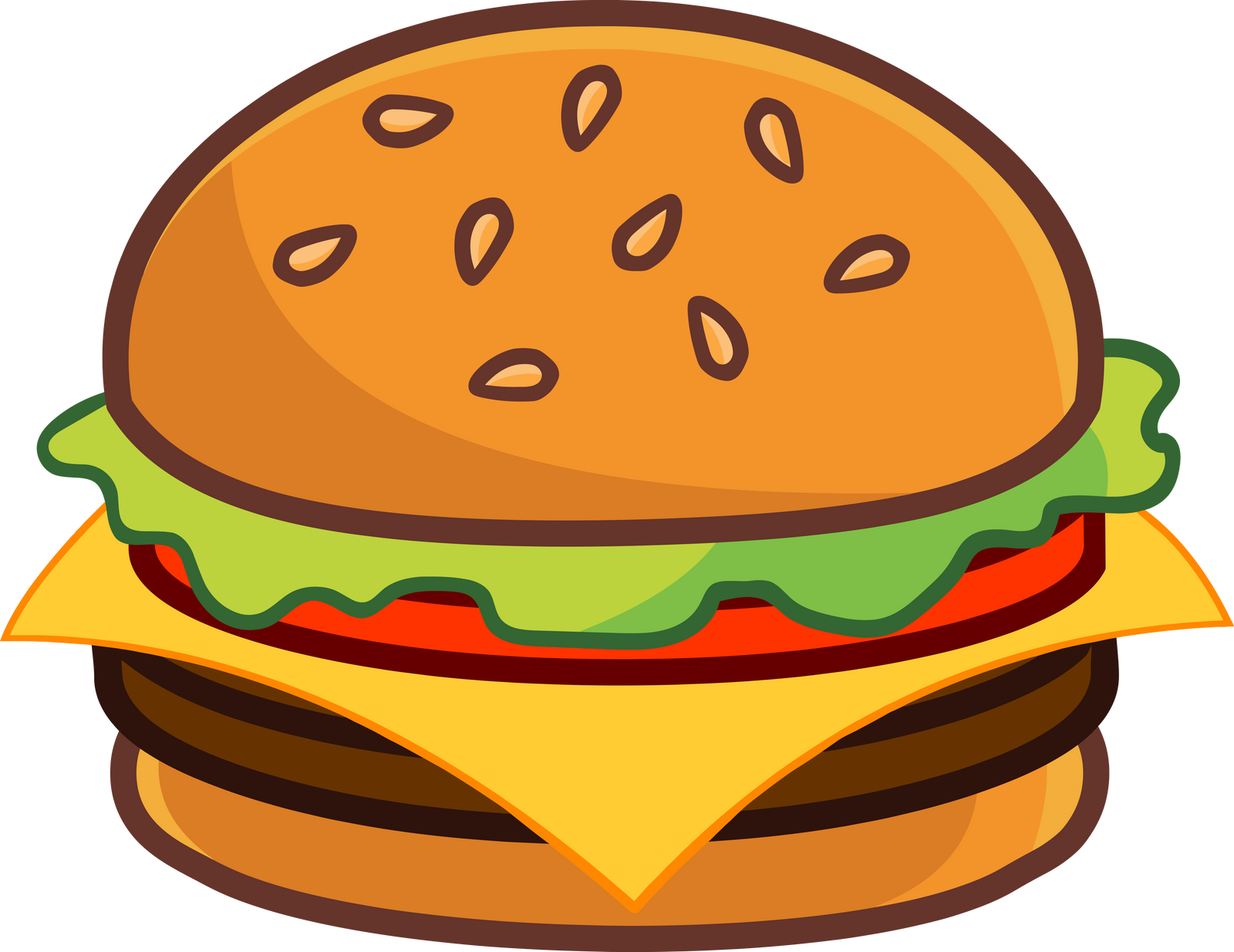 Illustration of a Burger